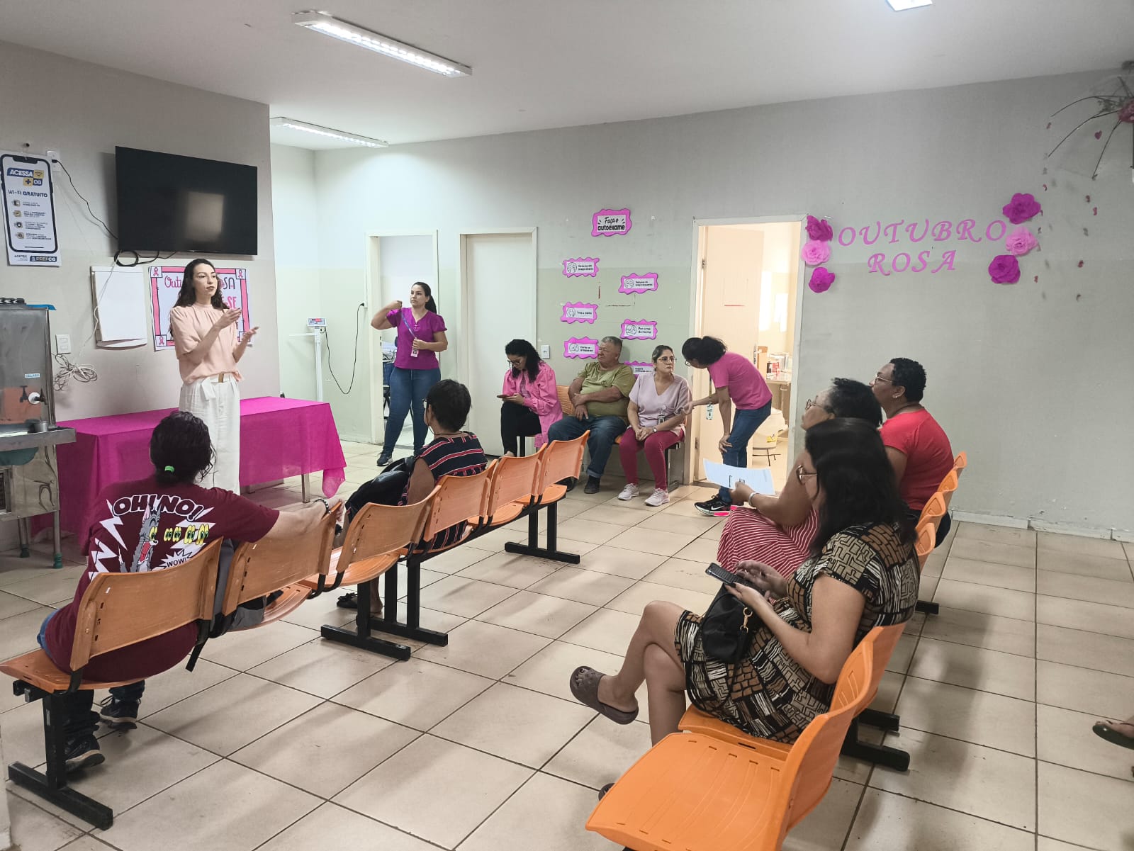 Outubro Rosa: Ações de Saúde da Mulher em Campo Grande
