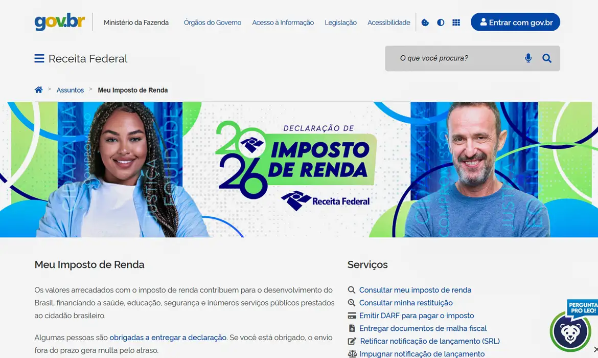 Imposto de Renda 2026 traz novidades e mudanças no prazo e restituição