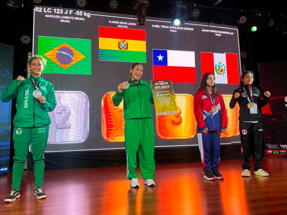 Atletas de Campo Grande brilham no Chile com quatro medalhas em Kickboxing