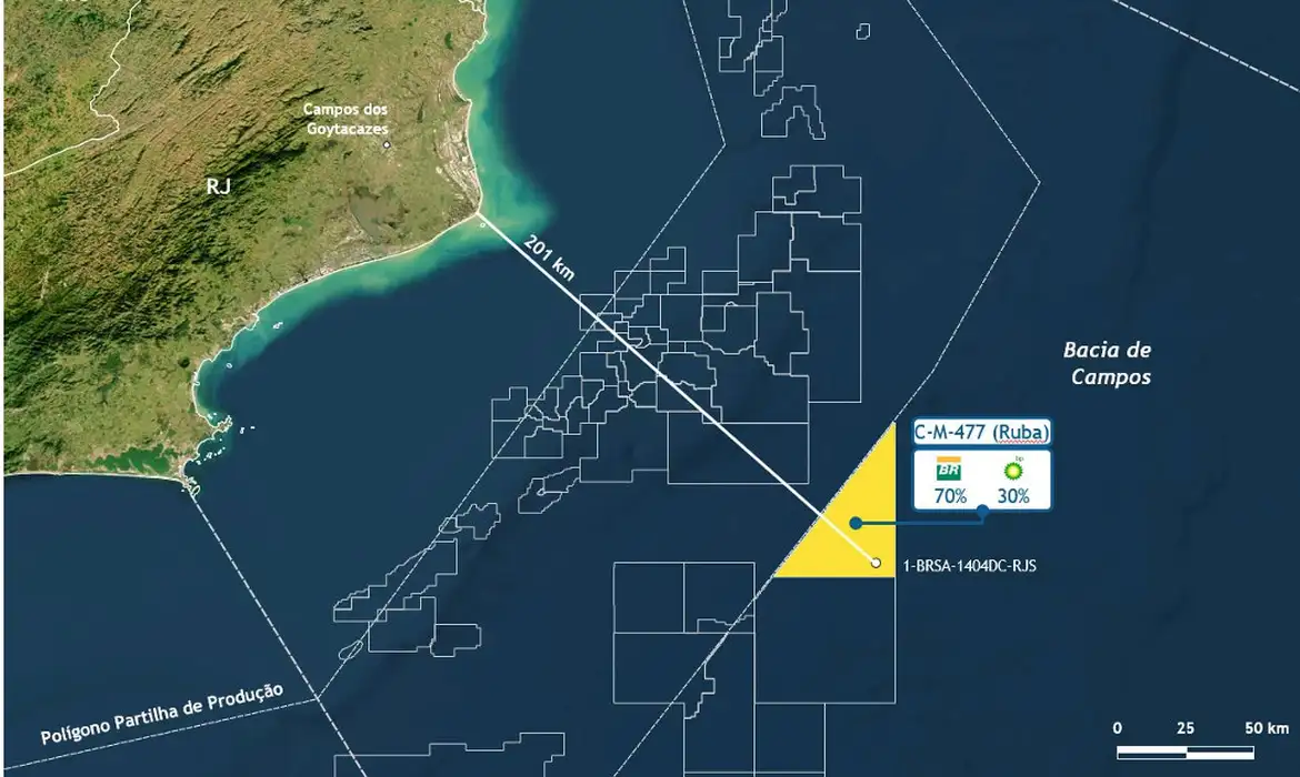 Petrobras descobre hidrocarbonetos no pré-sal da Bacia de Campos