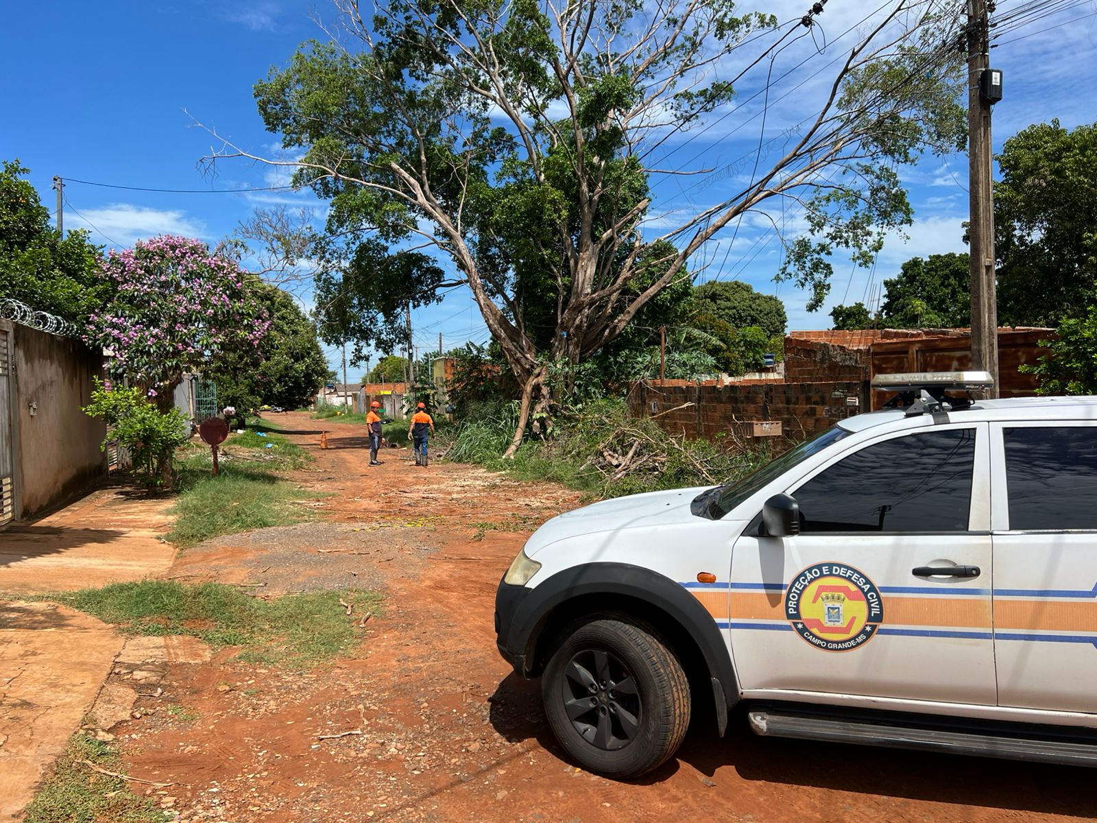 Defesa Civil de Campo Grande emite alerta para chuvas e ventos fortes