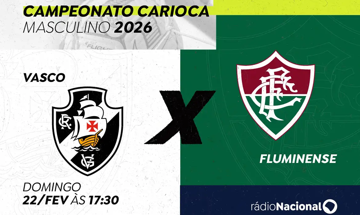 Rádio Nacional transmite semifinal Vasco x Fluminense no Carioca