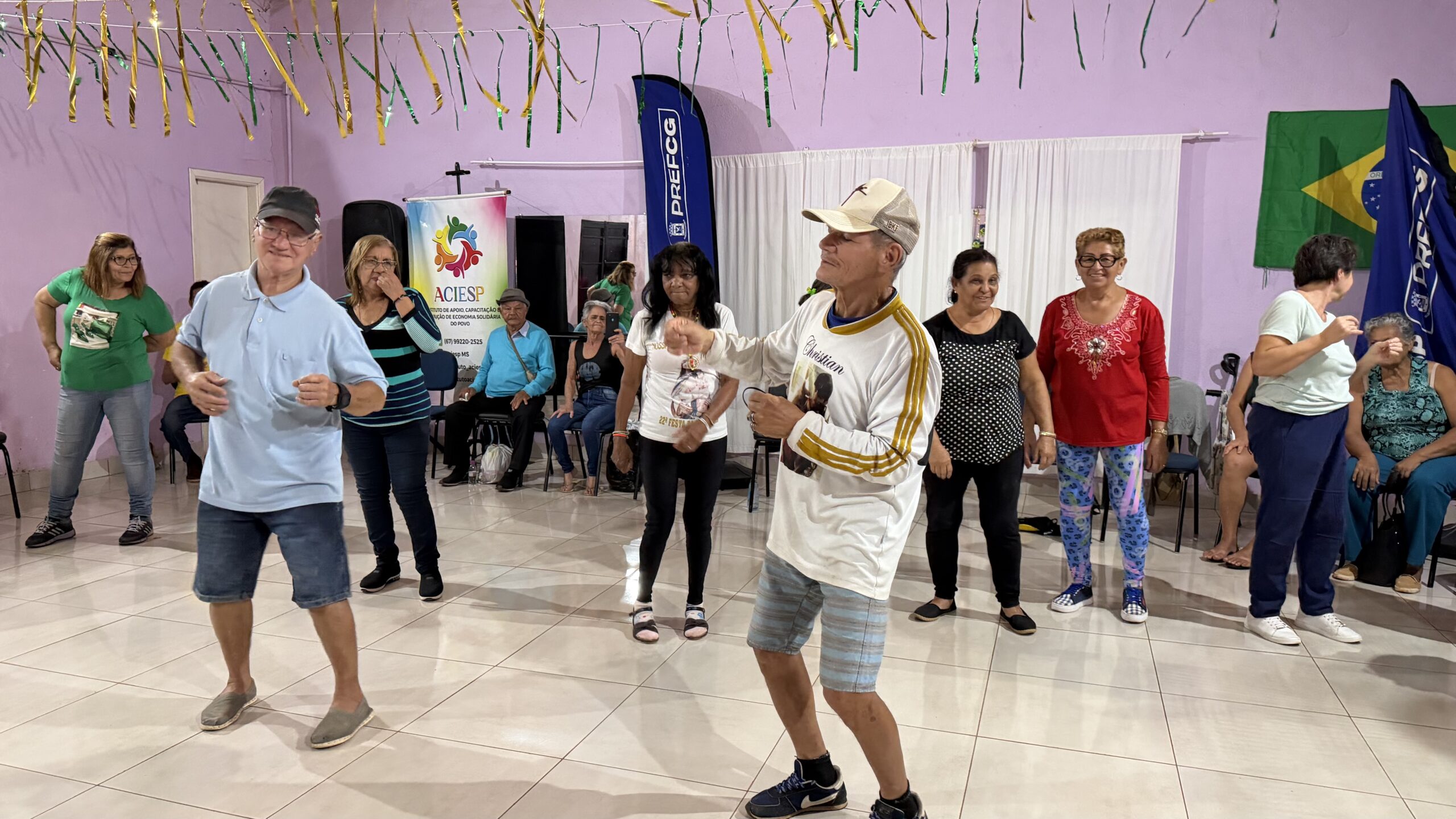 MovimentaCG promove saúde e convivência para idosos no Aero Rancho