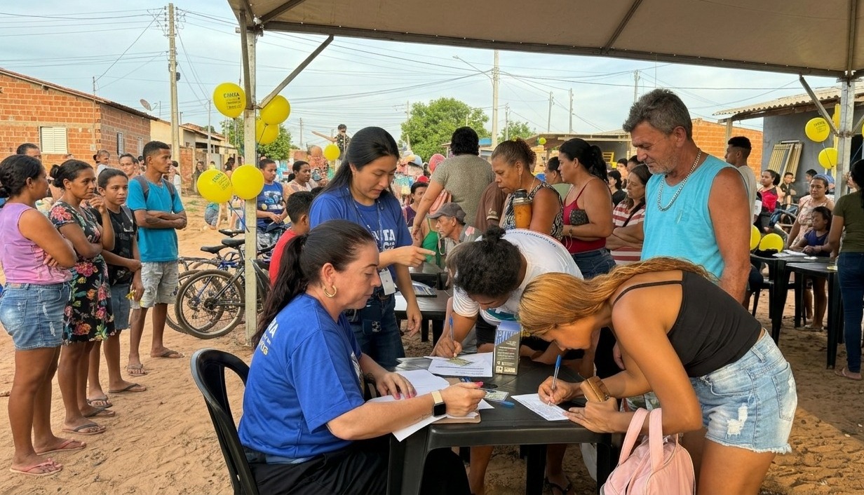 Moradores da Homex participam da escolha de novo nome para a comunidade