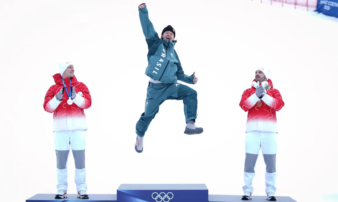 Brasil encerra Jogos Olímpicos de Inverno com primeira medalha de ouro