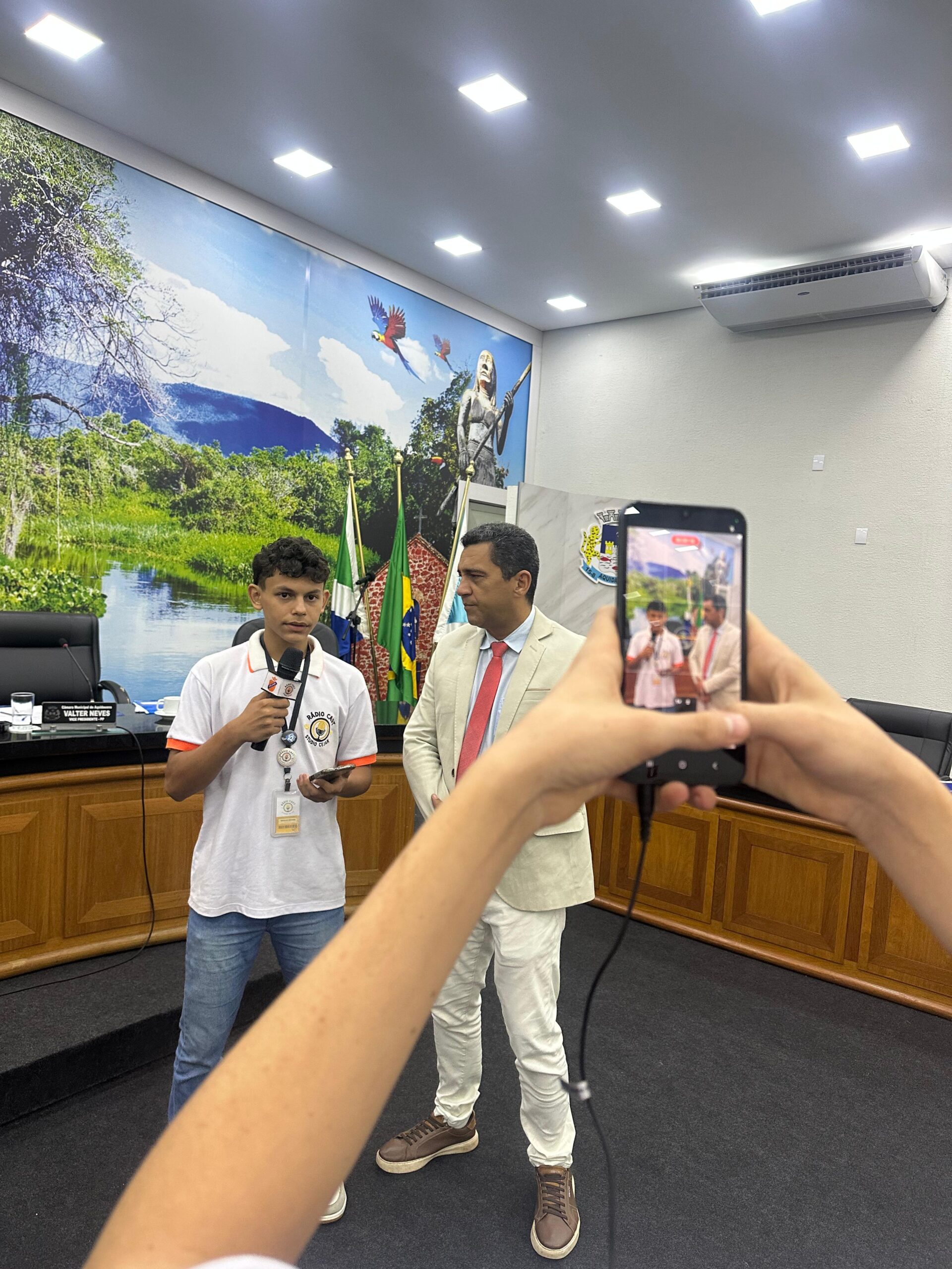Alunos do CEJAR Conhecem o Legislativo em Visita Técnica a Aquidauana