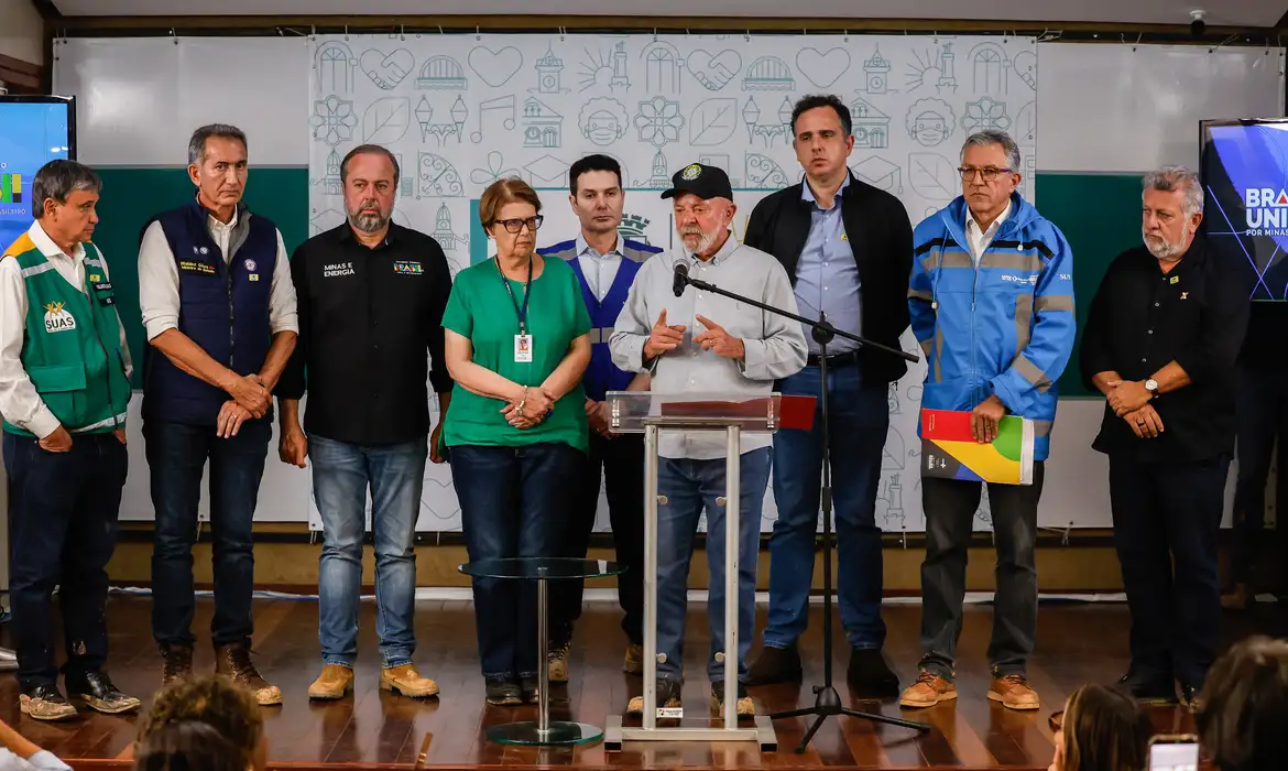 Lula anuncia modelo de financiamento para desabrigados em Minas Gerais