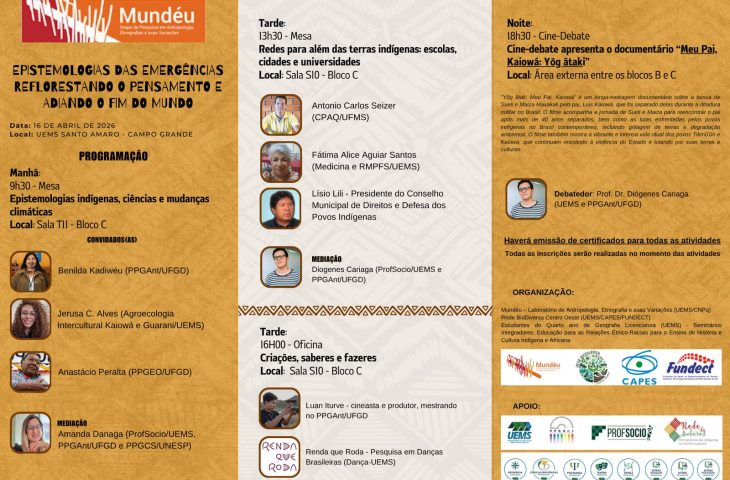 UEMS realiza evento sobre Epistemologias Indígenas e Mudanças Climáticas em Campo Grande