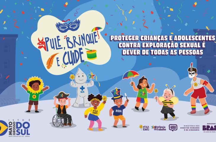 Fundtur MS lança campanha para proteger crianças no Carnaval 2026