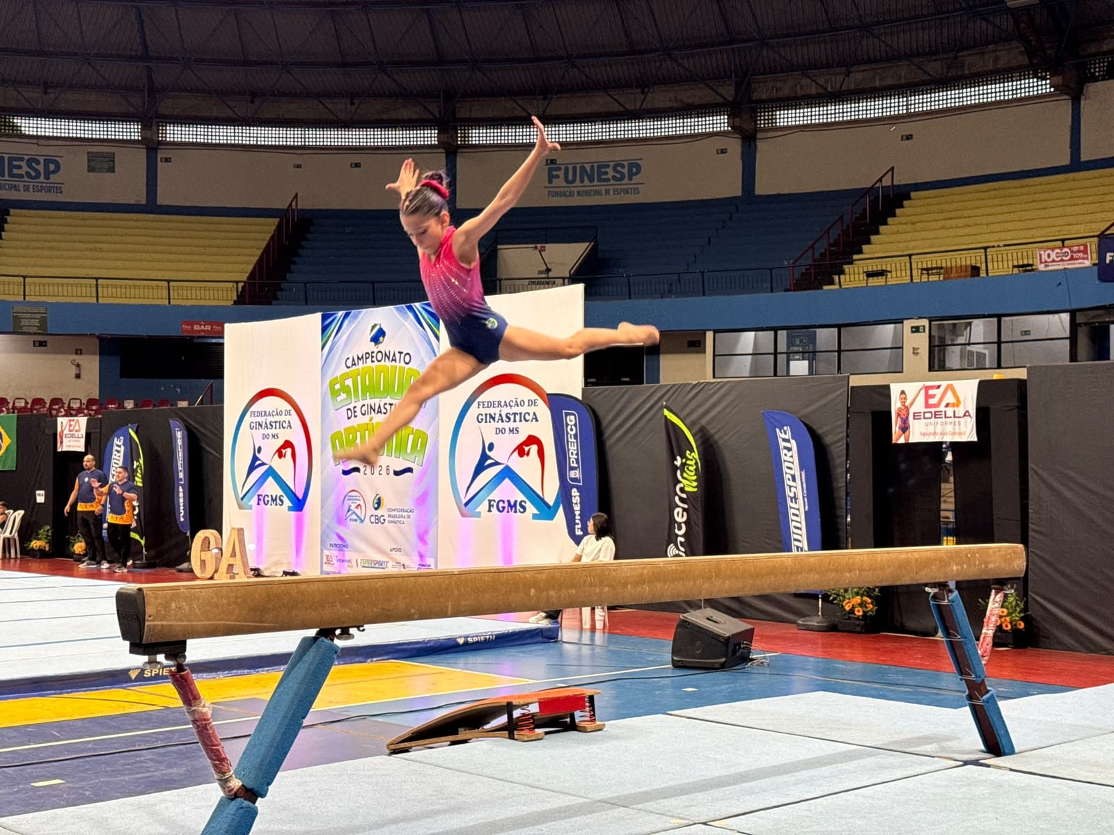 Guanandizão Sedia Campeonato Estadual de Ginástica Artística em MS