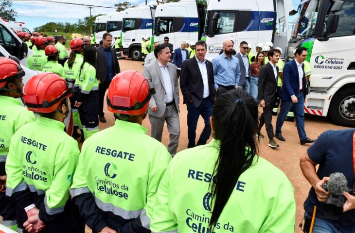 Rota da Celulose inicia atendimento com frota de 56 veículos em MS