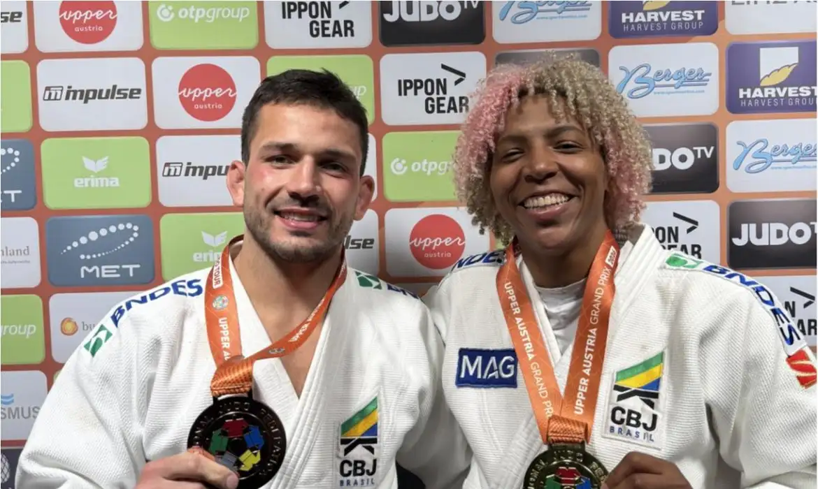 Rafaela Silva conquista ouro e Cargnin bronze no Grand Prix da Áustria