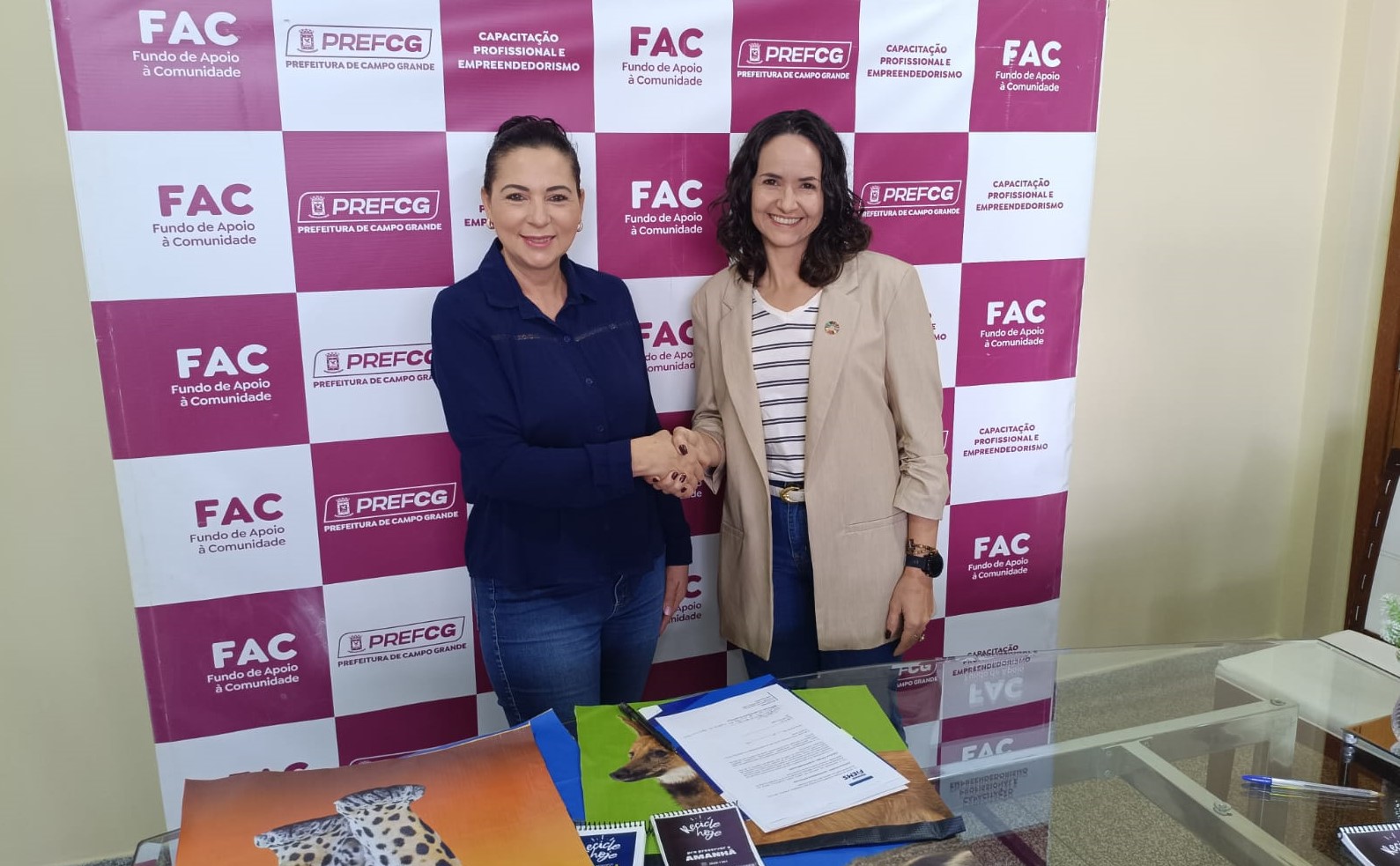 FAC e FIEMS promovem sustentabilidade com reaproveitamento de materiais