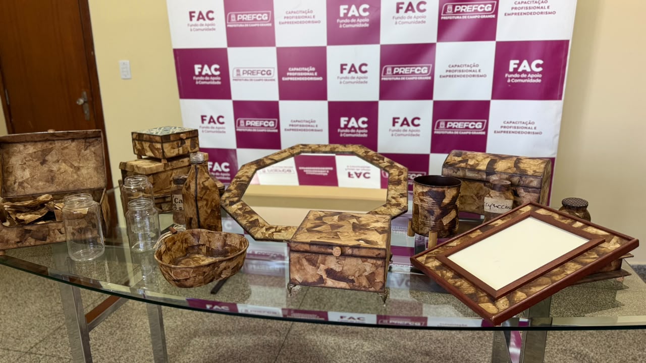 Oficina gratuita transforma filtros de café em artesanato sustentável em Campo Grande