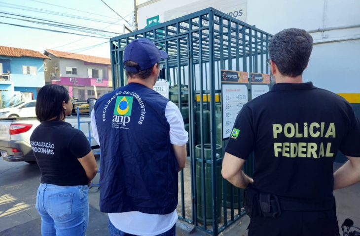 Procon-MS, ANP e PF fiscalizam revenda irregular de gás em Campo Grande