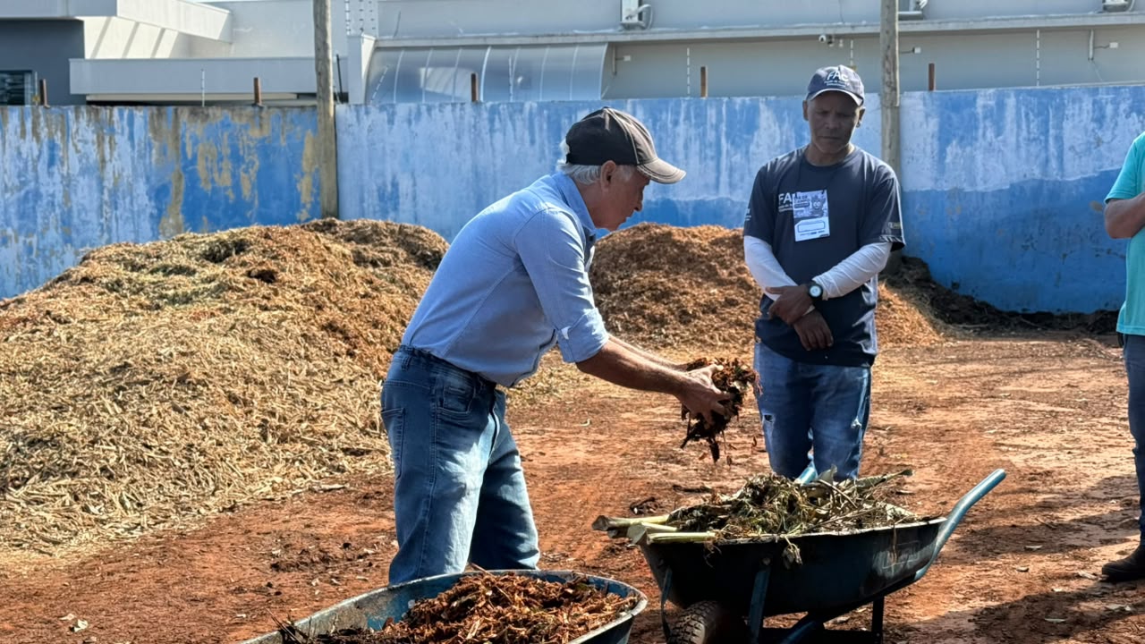 FAC Produz 40 Toneladas de Adubo Orgânico em Horta Urbana em Campo Grande