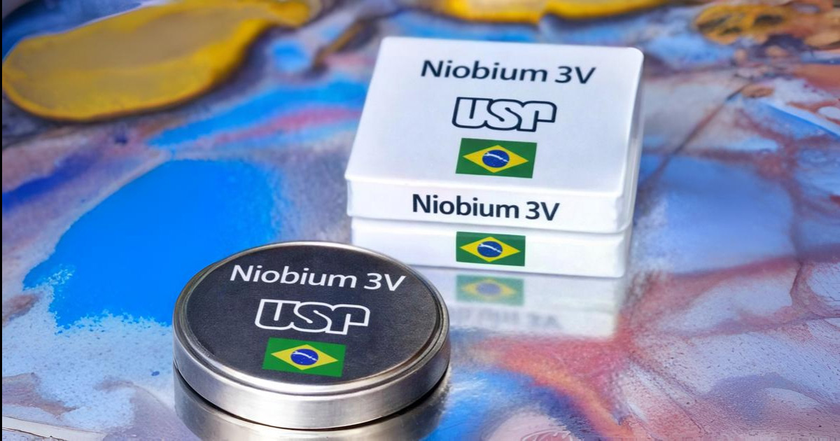 USP desenvolve bateria de nióbio para alta densidade energética