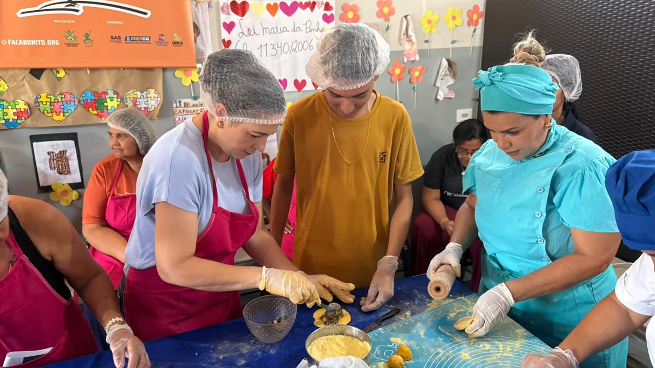 Oficinas do FAC: Jovens Investem na Culinária para Gerar Renda