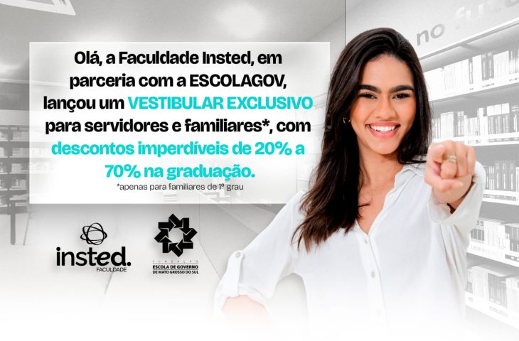 Escolagov e Insted ampliam acesso ao ensino superior para servidores de MS