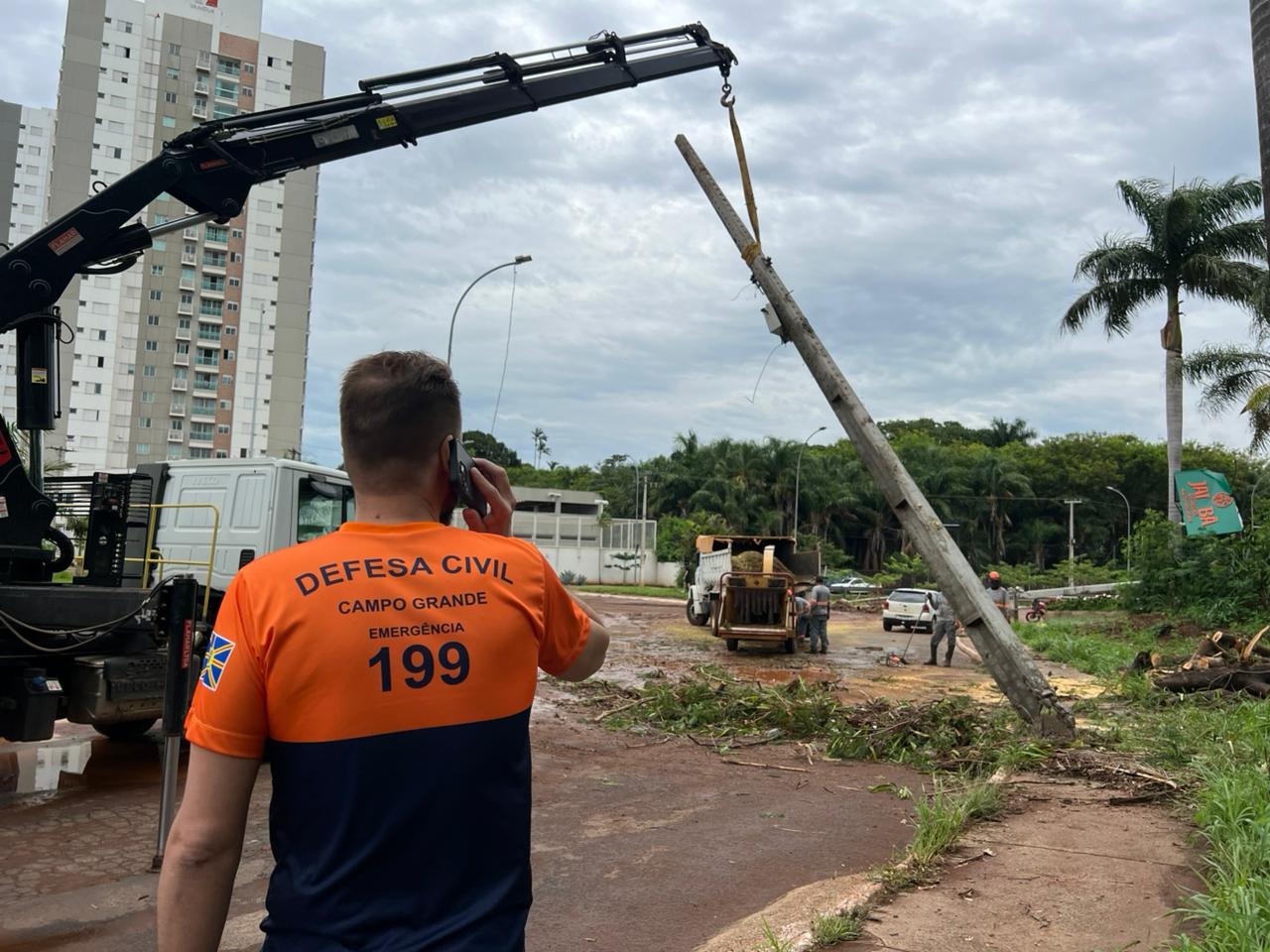 Prefeitura de Campo Grande cria força-tarefa diante de ciclone iminente