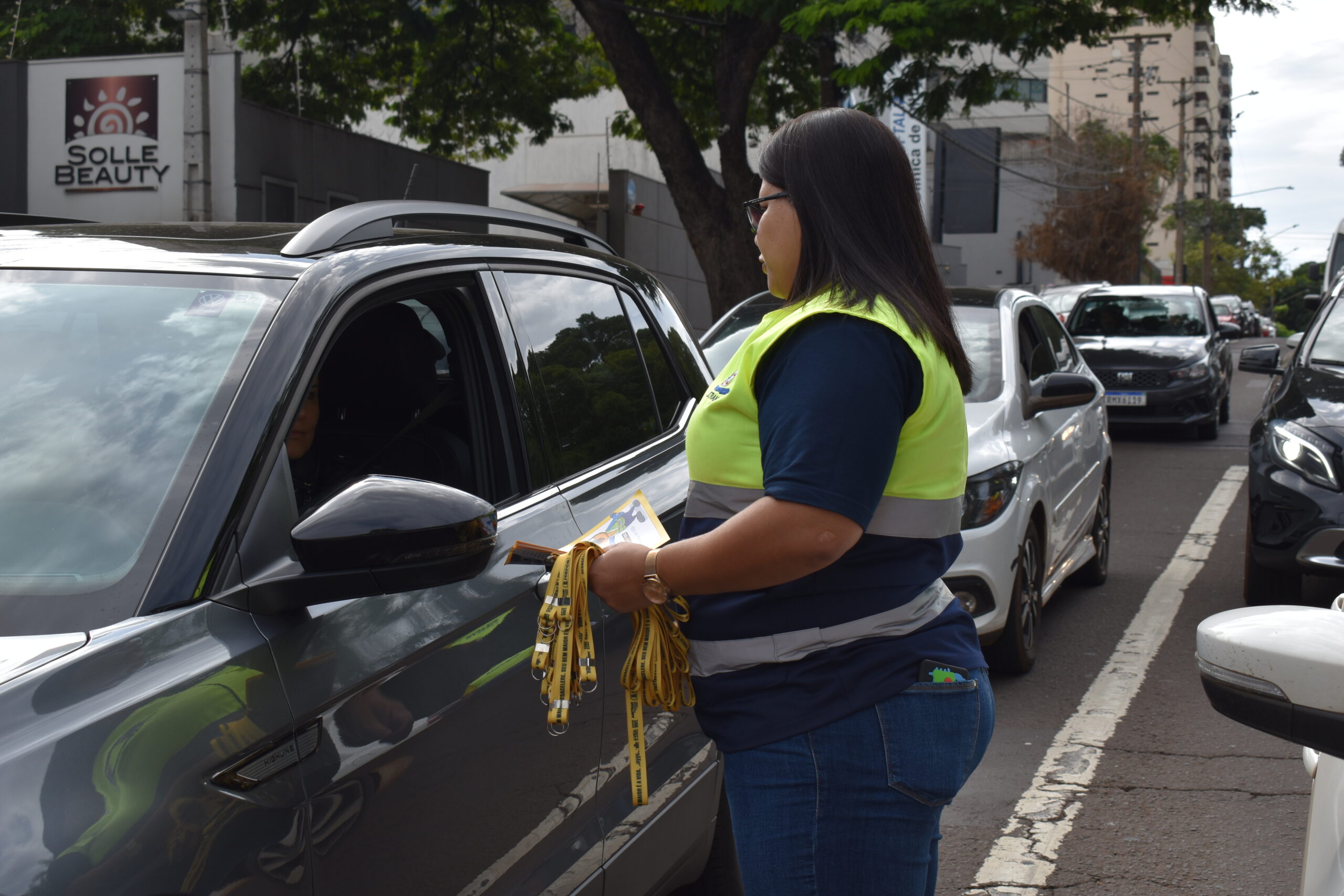 Agetran promove ação educativa de Maio Amarelo em Campo Grande