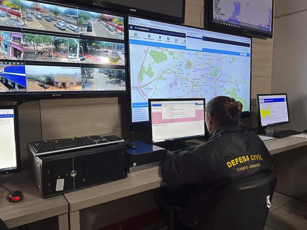 Defesa Civil de Campo Grande Emite Alerta Amarelo para Vendaval