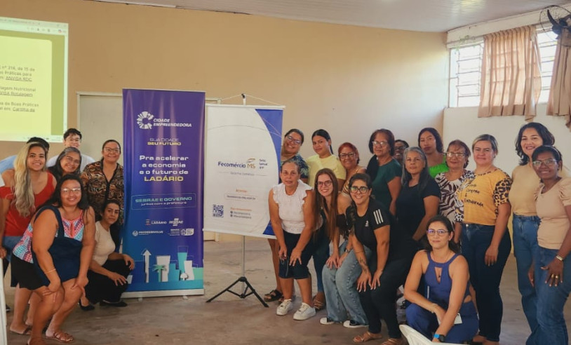 Oficina em Ladário capacita empreendedores para eventos alimentícios