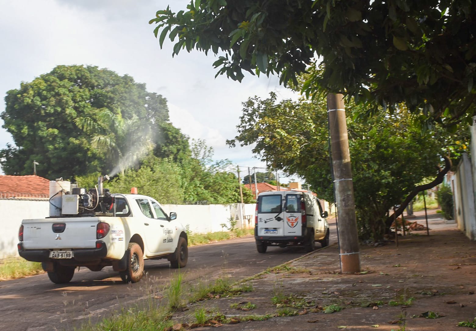 Fumacê combate Aedes aegypti em Campo Grande nesta quinta-feira (6)