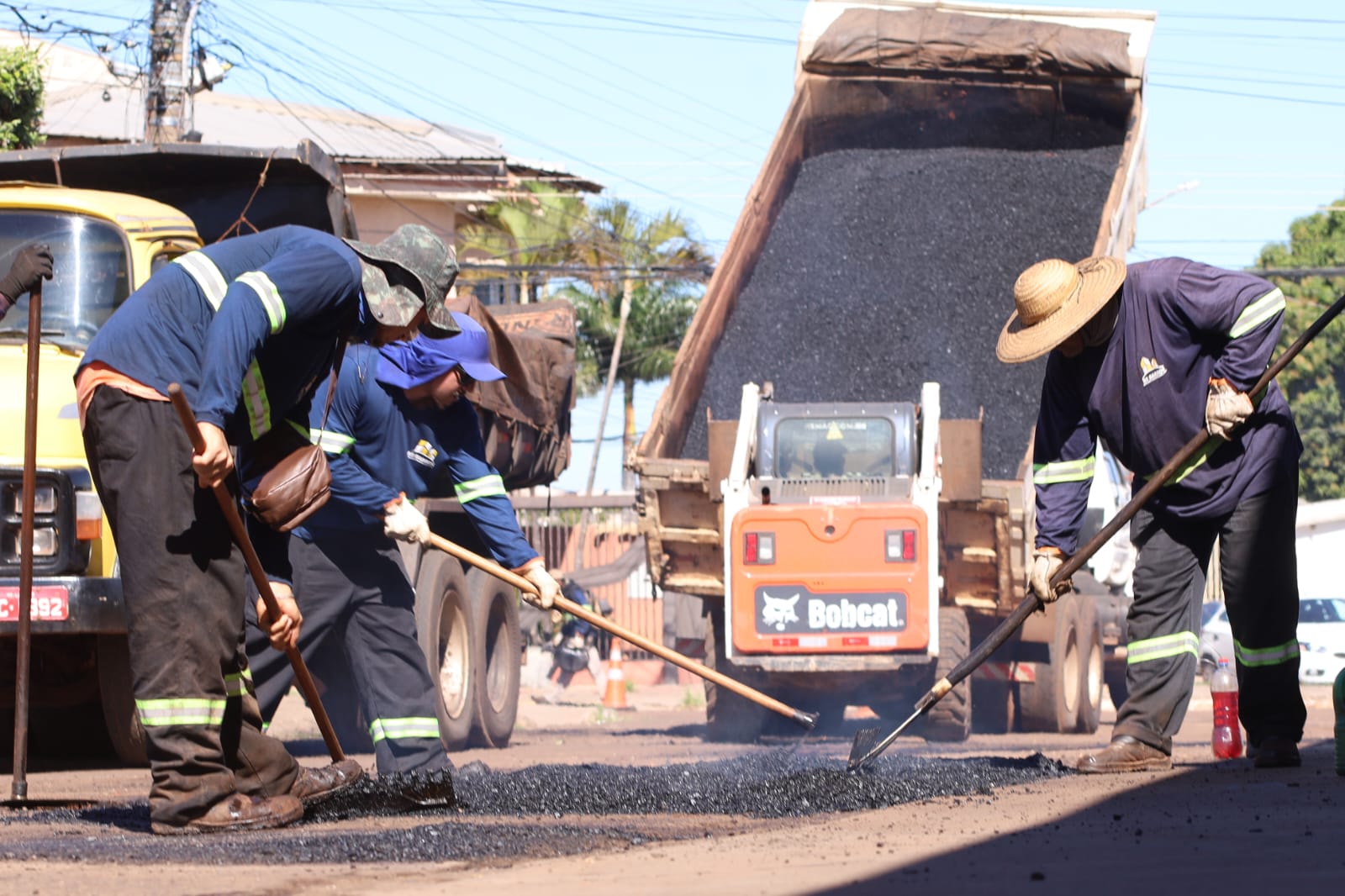 Campo Grande intensifica mutirão de tapa-buracos no Jardim Los Angeles
