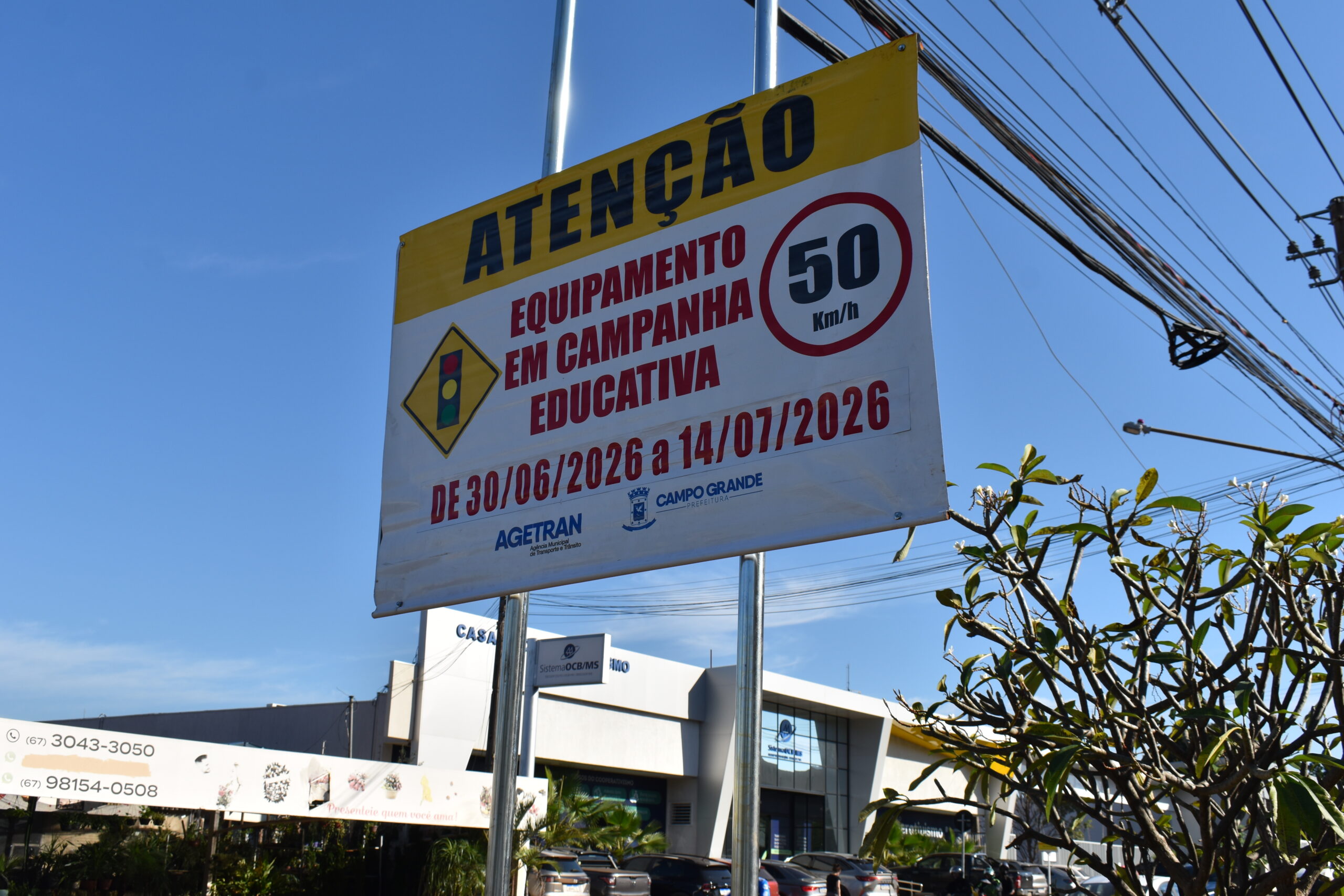 Campo Grande inicia adaptação de novos radares de trânsito