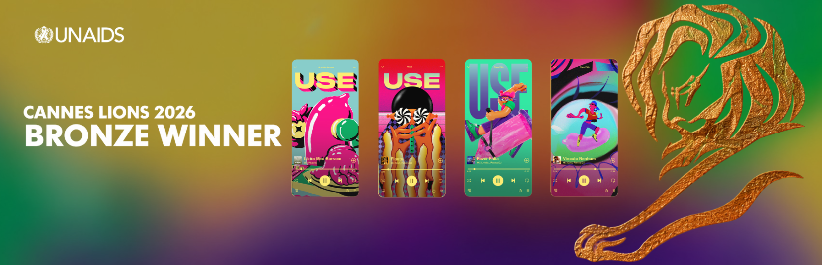 UNAIDS Brasil e Africa Creative ganham Leão de Bronze em Cannes com campanha de prevenção ao HIV