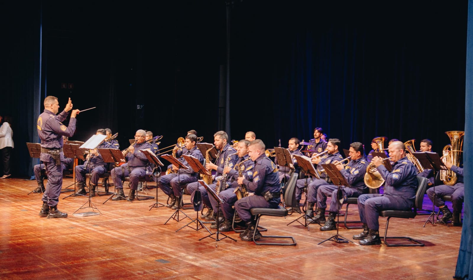 Banda da GCM se apresenta gratuitamente no Teatro do Paço Municipal