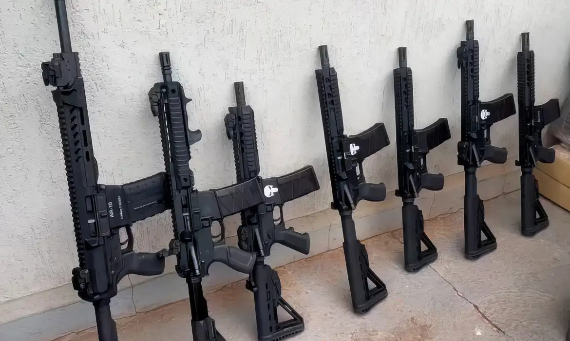 Brasil lança rede nacional para combater tráfico de armas ilegais