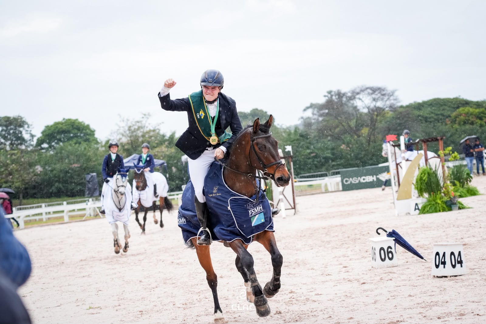 Felipe dos Santos Leite faz história e conquista título inédito no hipismo