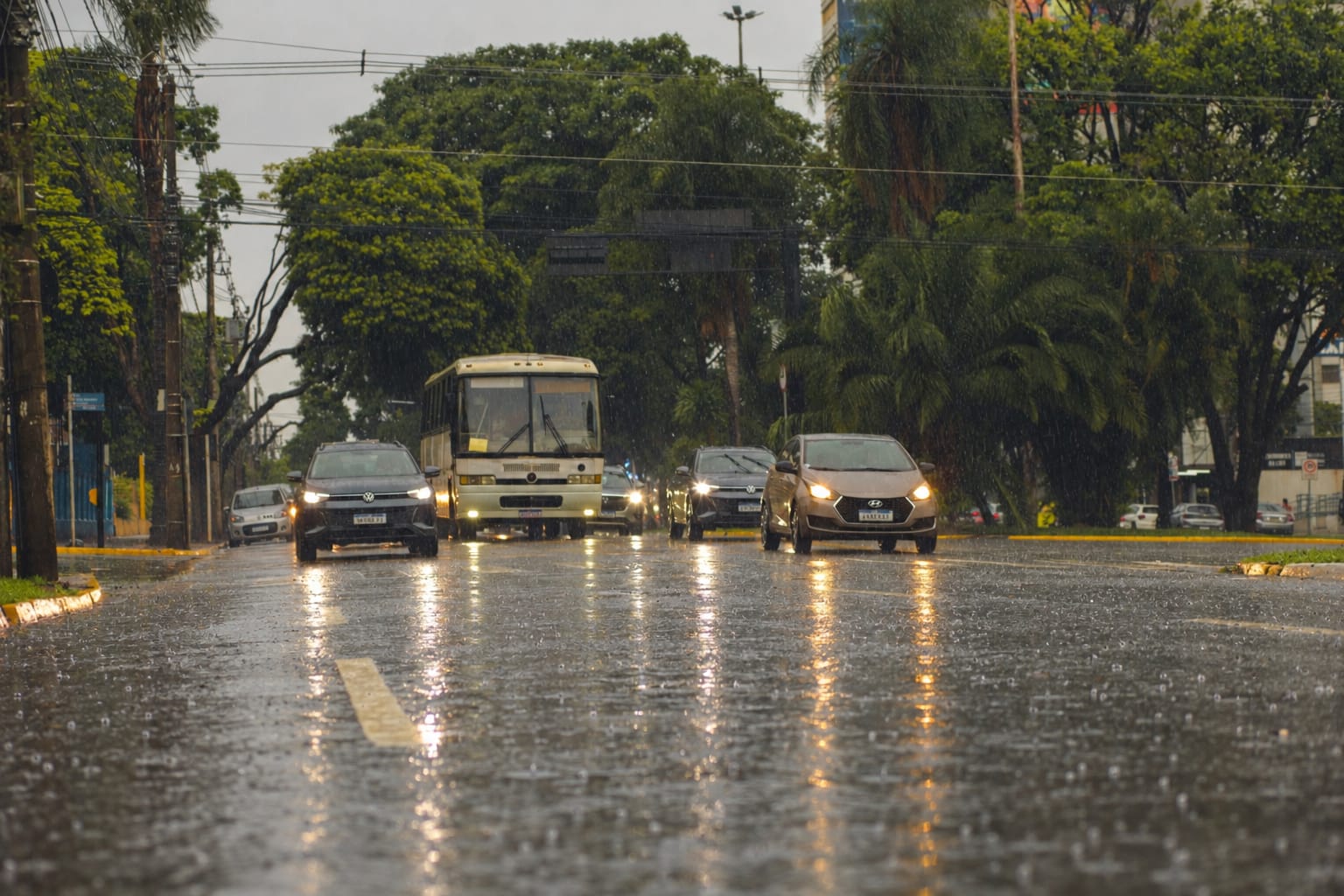 Defesa Civil de Campo Grande emite alerta laranja para tempestades