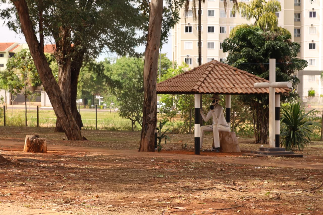 Revitalização da Praça do Preto Velho em Campo Grande: investimento de R$ 536 mil