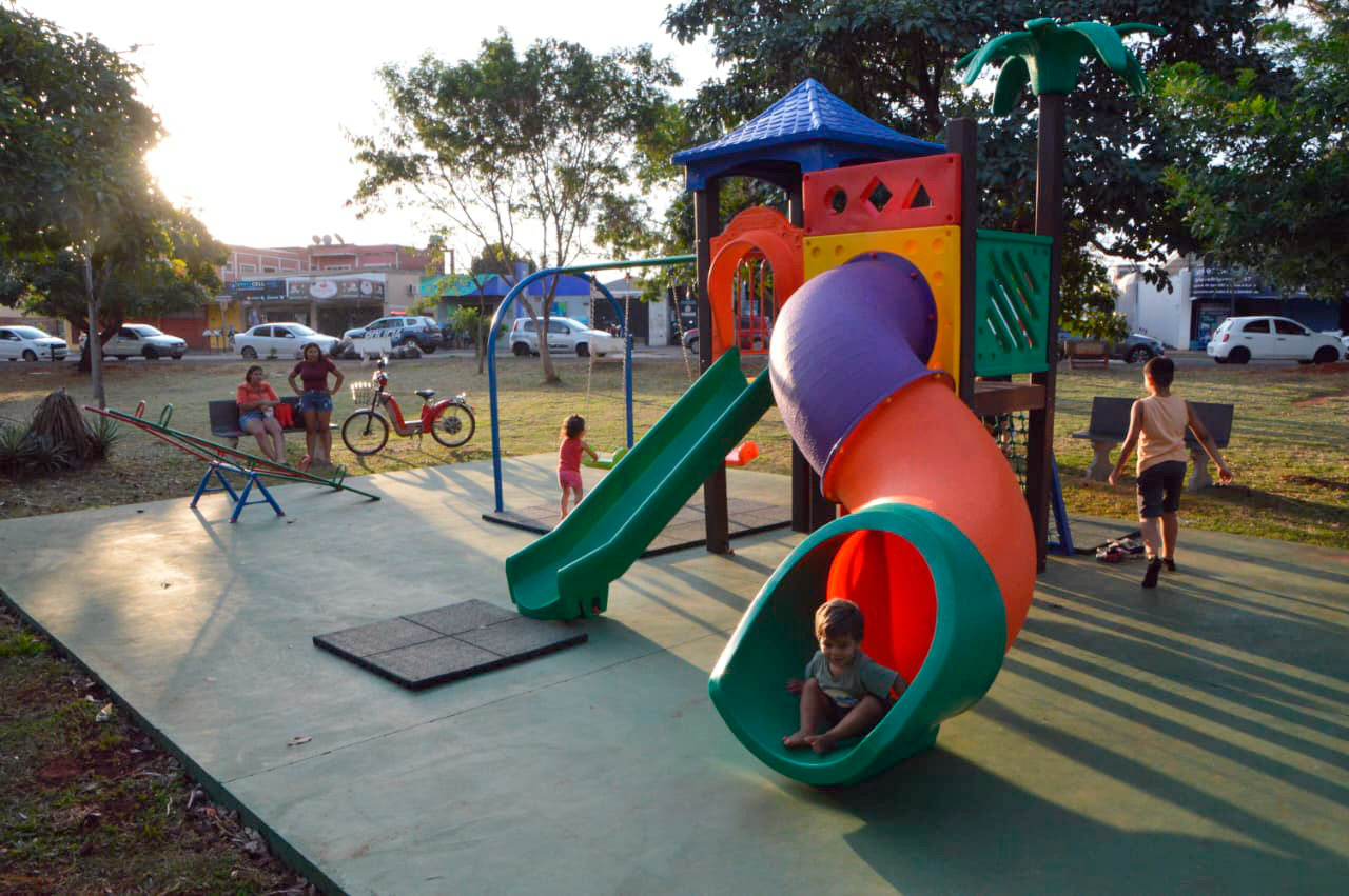 Campo Grande ganha novo parquinho infantil em parceria com o MPT