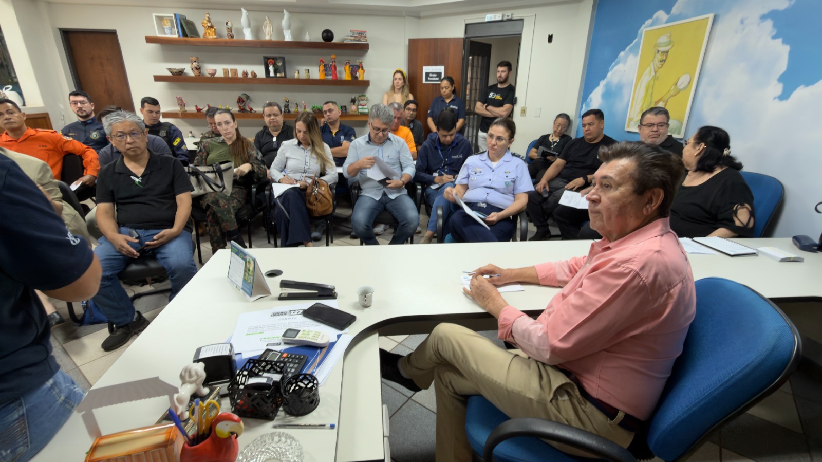 Reunião técnica define detalhes do desfile de 26 de agosto