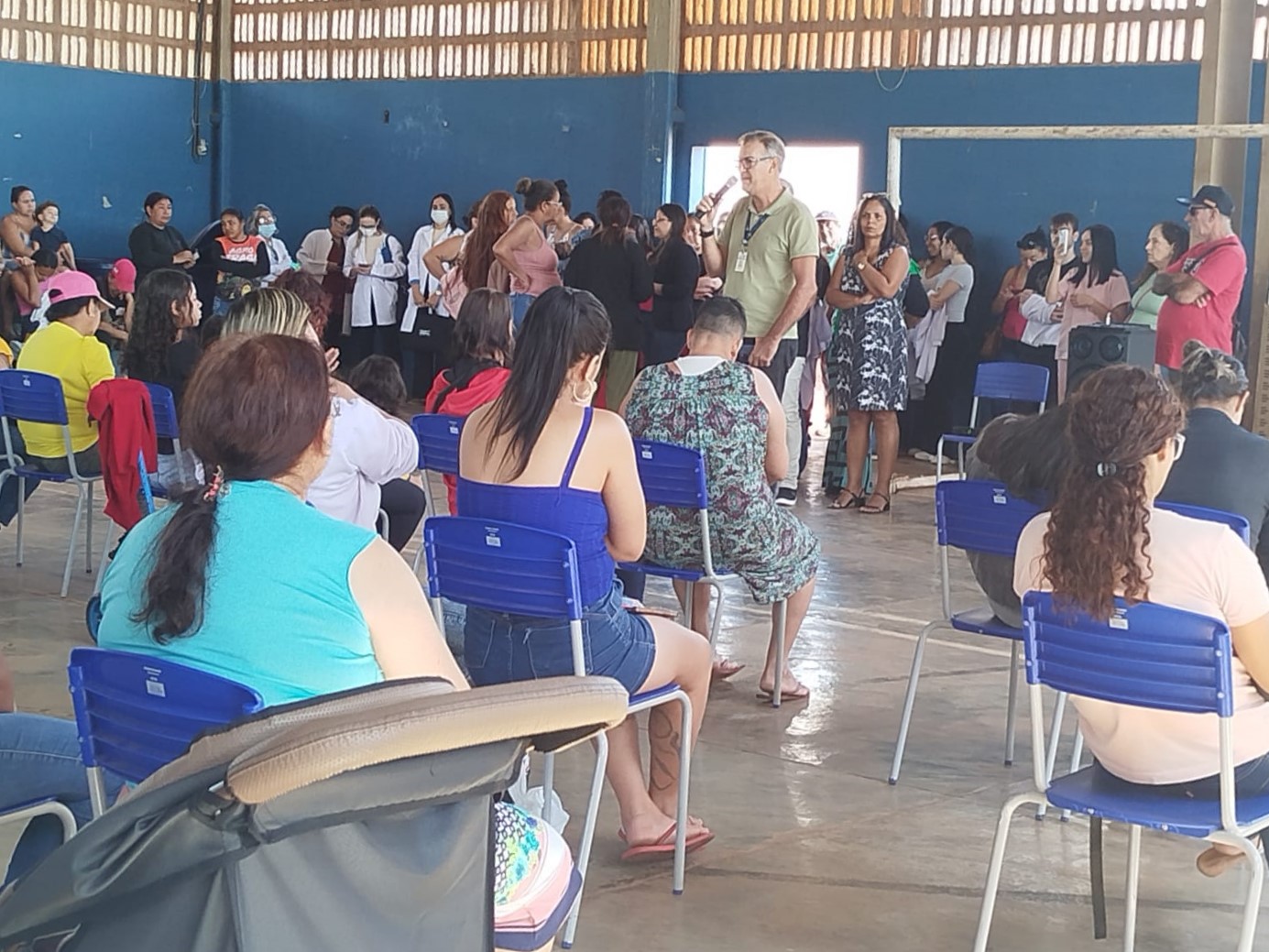 Cras Vida Nova promove ação integrada de saúde e assistência social