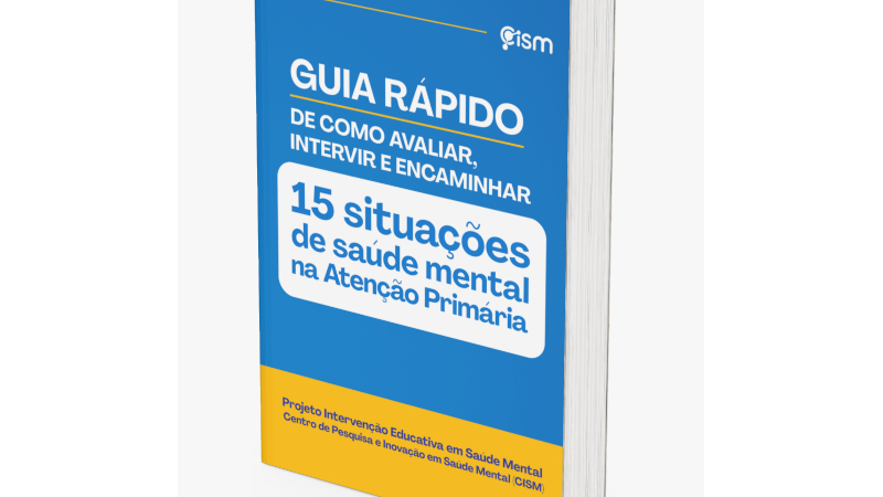 Guia prático auxilia profissionais na saúde mental da Atenção Primária