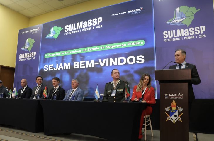 Encontro em Foz do Iguaçu fortalece segurança pública entre estados do Sul
