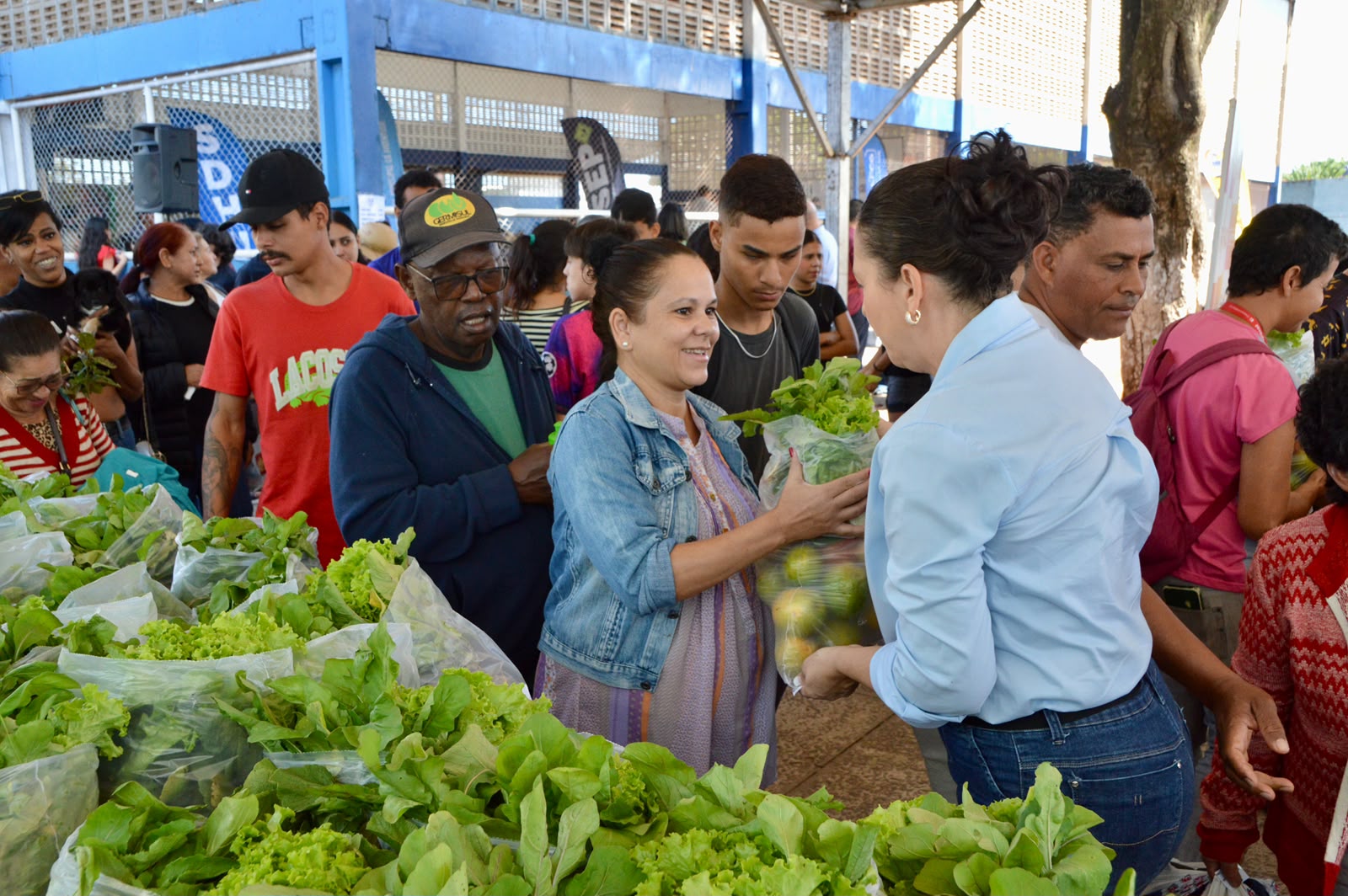 FAC Troca Recicláveis por Sacolão de Verduras em Campo Grande