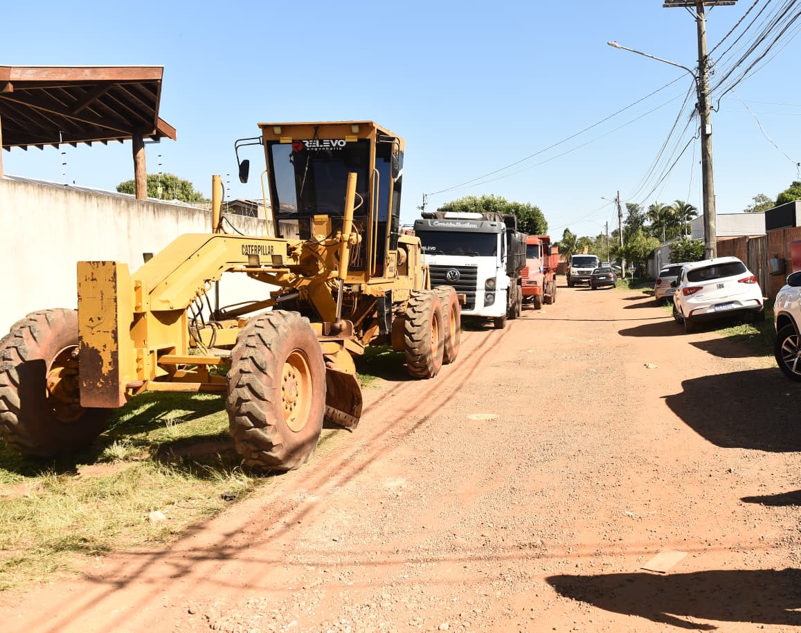 Prefeitura de Campo Grande inicia obras de asfalto no Jardim Oliveira
