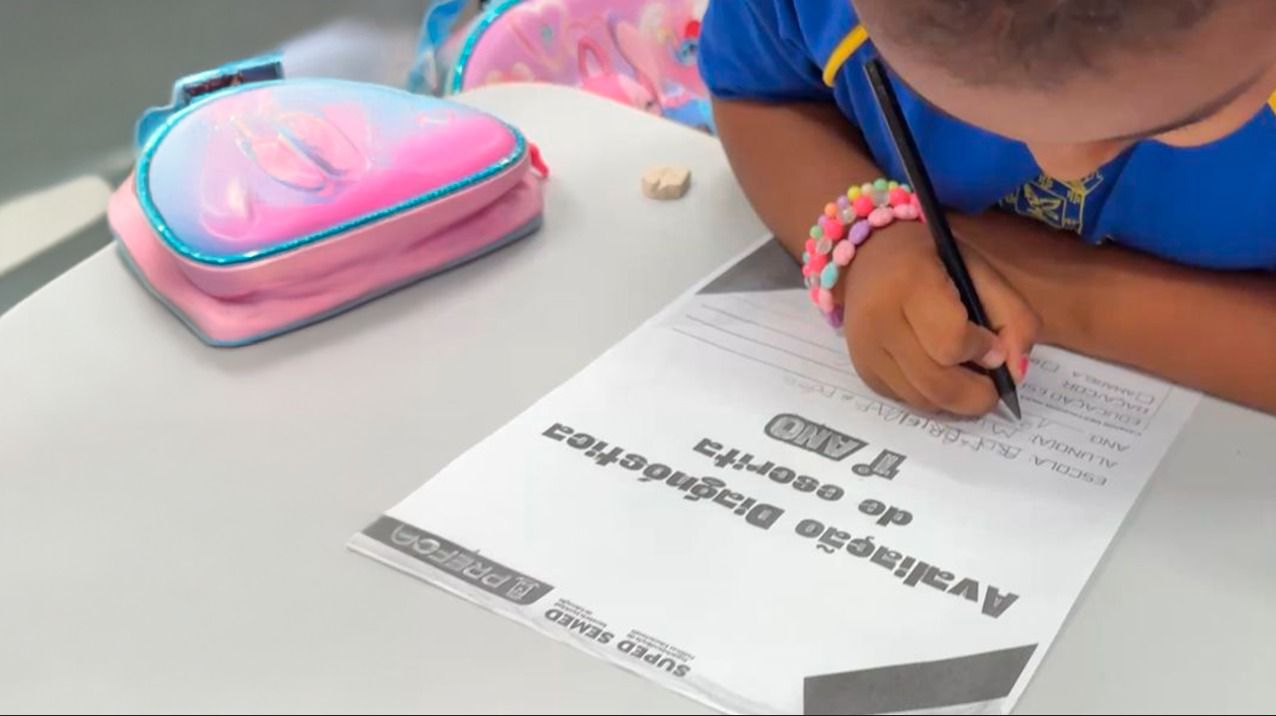 Reme realiza avaliação diagnóstica de produção textual para 1º ano do ensino fundamental