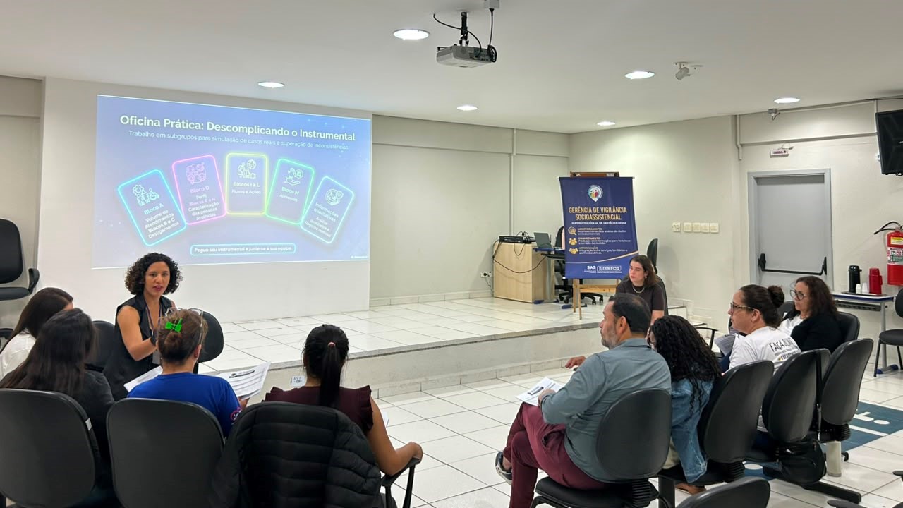 Capacitação da SAS visa aprimorar atendimentos na assistência social