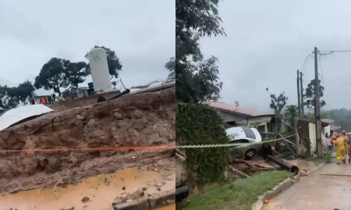 Rompimento de reservatório da Sabesp causa morte em Mairiporã
