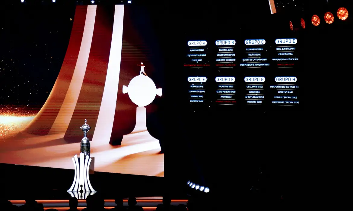 Grupos da Copa Libertadores 2026 são definidos pela Conmebol