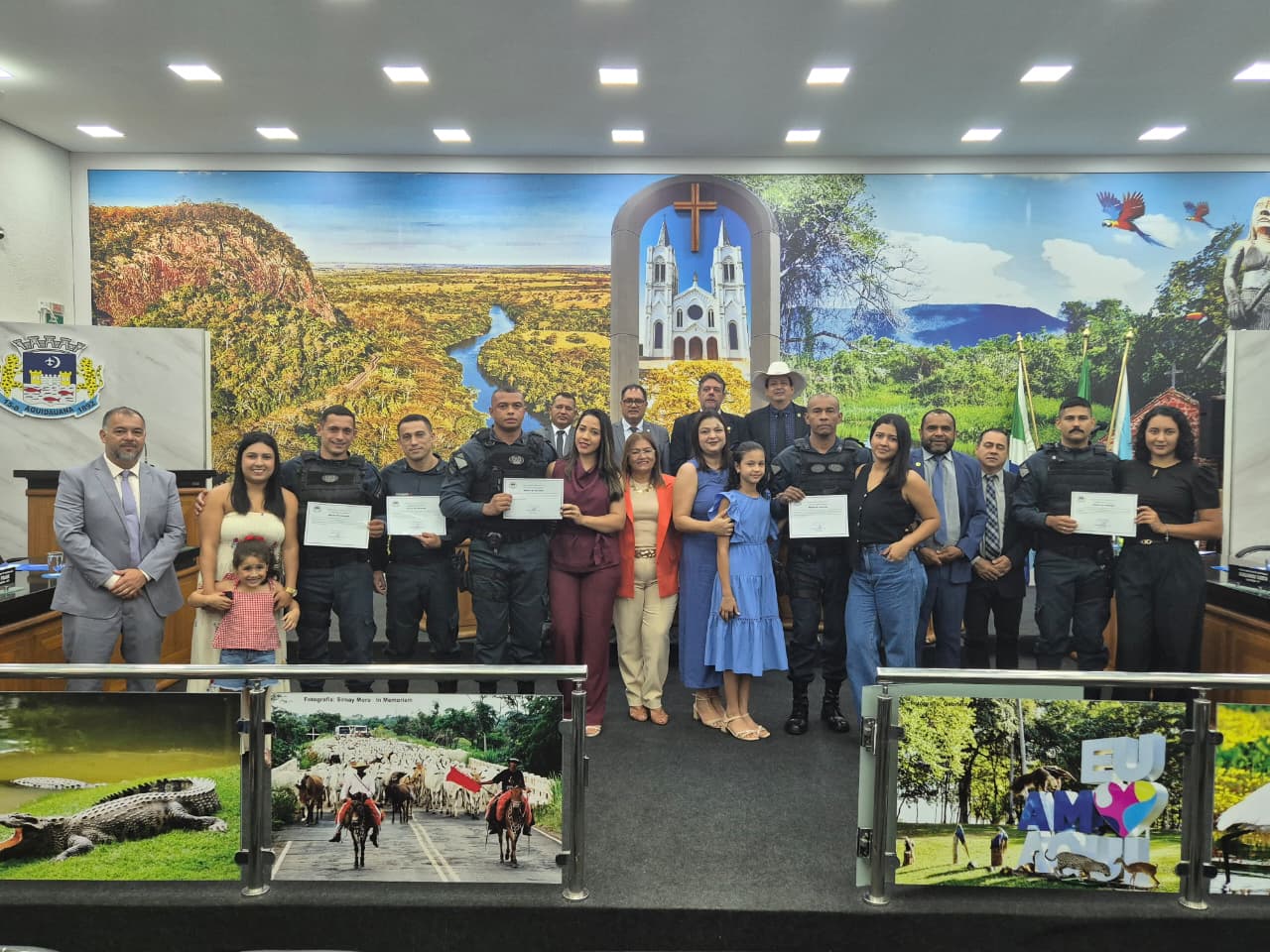 Câmara de Aquidauana Homenageia Polícia Militar por Ação em Caso de Exploração Sexual