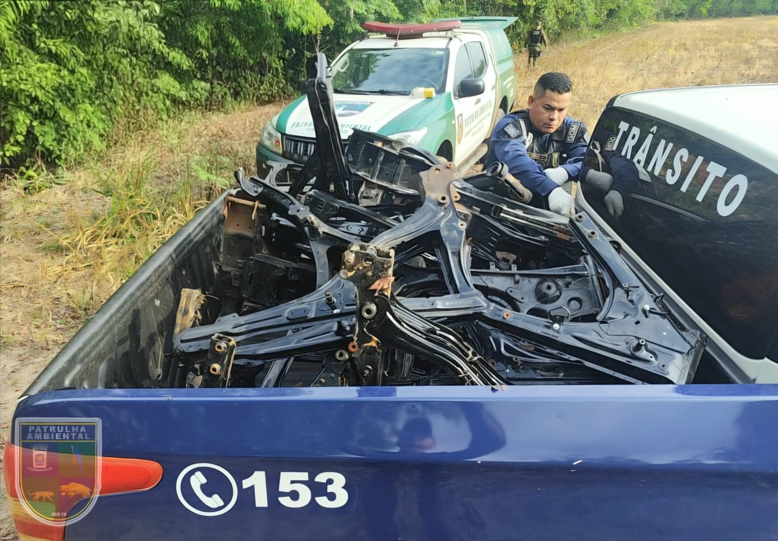 GCM Localiza 77 Pedaços de Motocicletas Abandonadas em Campo Grande