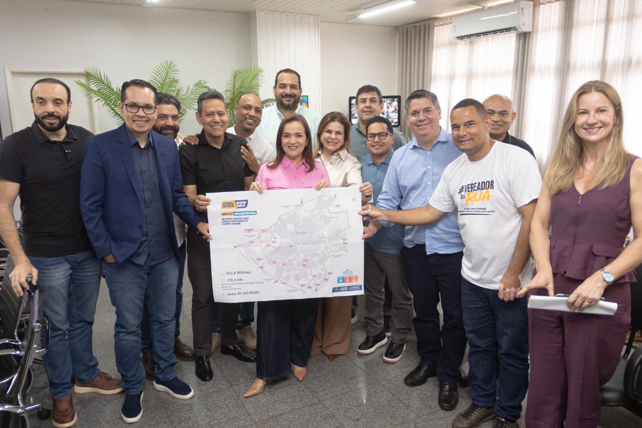 Prefeitura de Campo Grande anuncia R$ 433 milhões para asfalto e drenagem